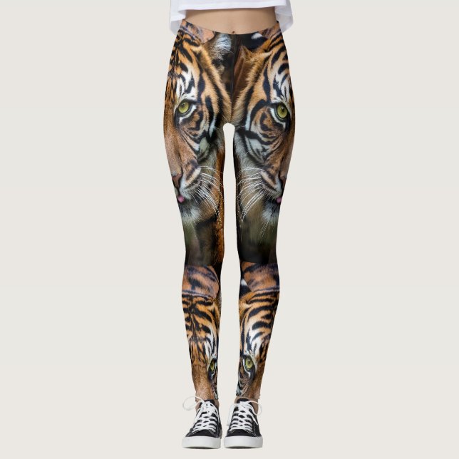 Belos leggings de tigre (Frente)