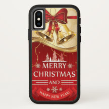 Belos Ouros de Natal com Arco Vermelho