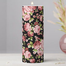 Belos Rosas de Padrão Floral com Folhagem Verde