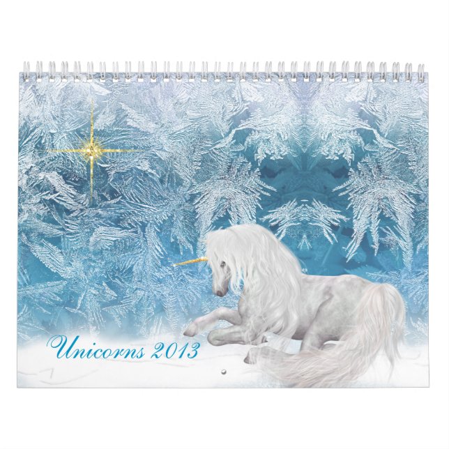 Belos Unicórnios no Calendário do Gelo 2013 (Capa)