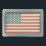 Belt Belt Belt, Fract American<br><div class="desc">Matizes de vermelho,  azul e creme dão uma sensação rústica de vintage a esta fivela americana. O design é da arte original.</div>