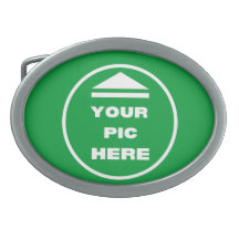 Belt Buckle - Adicionar sua imagem - Oval