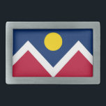 Belt Buckle com Bandeira de Denver, Estado do Colo<br><div class="desc">Elevem seu estilo com um toque de orgulho da cidade usando nossa fivela de correia com a bandeira de Denver! Esta fivela de correia atraente combina a funcionalidade com os elementos icônicos da bandeira Denver, mostrando as suas cores vibrantes e o design distinto. O padrão ousado de bandeira adiciona um...</div>