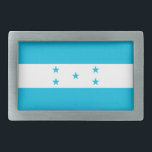 Belt Buckle com bandeira de Honduras<br><div class="desc">Adicione um toque de orgulho hondurenho ao seu guarda-roupa com esta fivela de na moda com a bandeira de Honduras! Esta fivela de cinto apanhadora de olhos foi concebida para ser simultaneamente um acessório funcional e uma declaração ousada do seu orgulho nacional. O design de bandeira vibrante é exibido de...</div>