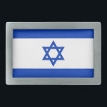 Belt Buckle com Bandeira de Israel<br><div class="desc">Adicione um toque de orgulho israelita à sua roupa com a nossa fivela de cinto exclusiva com a bandeira de Israel! Feito com atenção aos detalhes, esta fivela de cinto é mais do que funcional; é uma celebração do patrimônio israelense e do orgulho nacional. O design ousado mostra orgulhosamente os...</div>