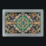Belt Buckle com Design de cores brasileiras<br><div class="desc">Adicione uma declaração ousada e na moda à sua roupa com nossa exclusiva fivela de correia com um design luxuoso de cores brasileiras com sotaques de gemstone sobre fundo escuro! Feito com atenção aos detalhes, esta fivela de cinto é mais do que um acessório - é uma celebração da cultura...</div>