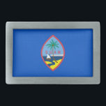 Belt Buckle com Sinalizador de Guam<br><div class="desc">Melhore seu estilo com nossa fivela de cinto com a bandeira de Guam! Feito com precisão e atenção aos detalhes, esta fivela de cinto mostra orgulhosamente a vibrante bandeira de Guam. A bandeira apresenta um campo azul escuro com uma borda vermelha estreita e um emblema central. O emblema inclui uma...</div>