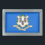 Belt Buckle com Sinalizador do Estado de Connectic<br><div class="desc">Adicione um toque de orgulho de Connecticut ao seu guarda-roupa com nossa fivela de cinto exclusiva com a bandeira de Connecticut! Feito com atenção aos detalhes, esta fivela de cinto é mais do que um acessório na moda; é uma celebração do patrimônio e orgulho cultural de Connecticut. O elegante design...</div>