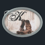 Belt Buckle Personalizado Boots Country Rustic Wes<br><div class="desc">Balcão Personalizado</div>