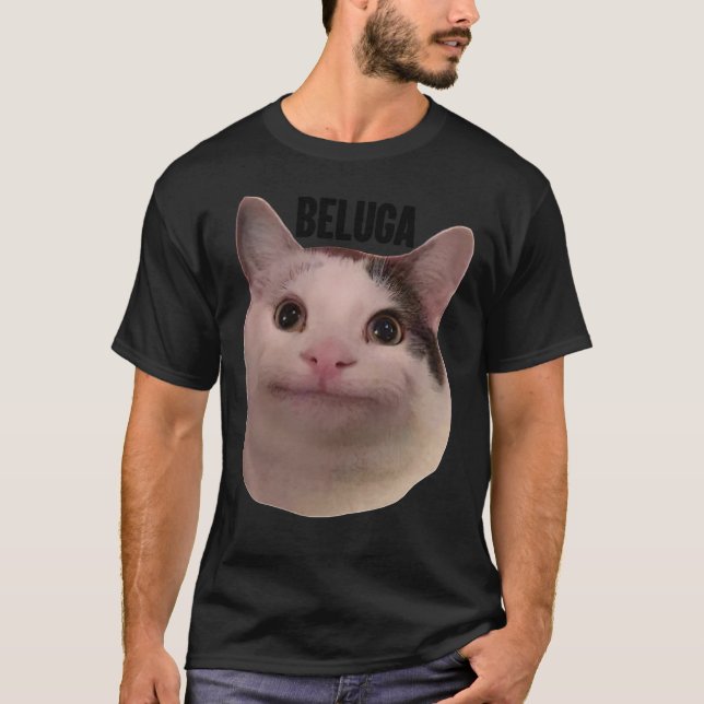 beluga cat discord pfp  Classic T-Shirt (Frente)