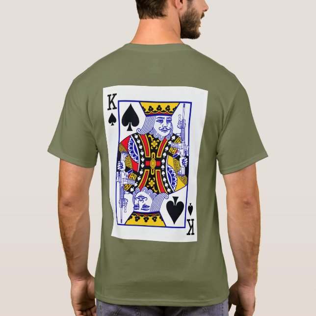 Bem armado Rei AR15 T-Shirt (Verso)