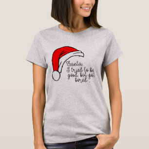 bem, eu tentei design de camiseta de natal engraç