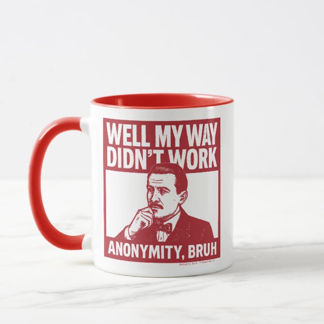 Bem, Meu Jeito Não Funcionou - masculino - Caneca (Esquerda)