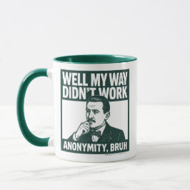 Bem, meu jeito não funcionou - masculino - Caneca
