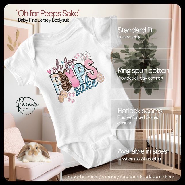 "Bem por Deus" Body de Jersey Fino para Bebê (Criador carregado)