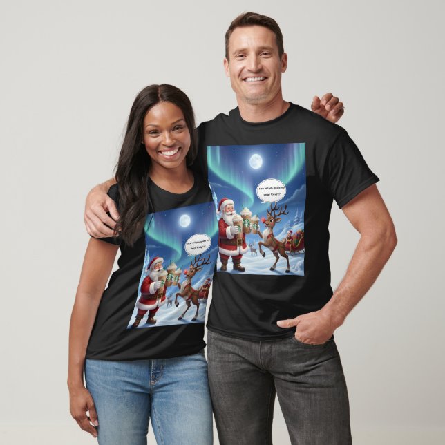 Bem Rudolph? Camiseta de Natal AI Usada (Unissex)