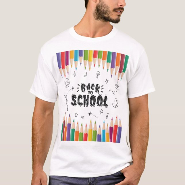 Bem-Vindo À Camisa De Escola, Primeiro Dia De Esco (Frente)