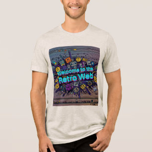 Bem-vindo à camiseta da web retrô