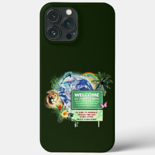 Bem-vindo à capa de telefone do Planeta Terra