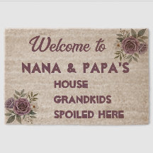 Bem-vindo à Casa de Nana & Papa - Boho Personaliza