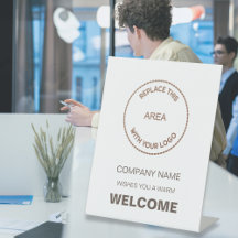 Bem-Vindo À Empresa Ou Evento Seu Logotipo