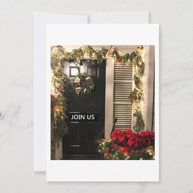 BEM-VINDO À NOSSA CASA PARA CONVITE AO NATAL (Frente)