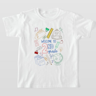Bem-vindo à segundo Camisa Doodal de Volta à Escol