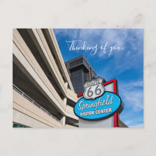 Bem-Vindo A Springfield MO Pensando Em Você Cartão