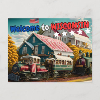 Bem-vindo a Wisconsin, Cartão postal para o Posto