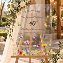 Bem-vindo ao 40º Aniversário de Casamento Ruby Wil