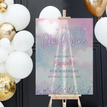Bem-vindo ao 9º Aniversário Sonhador e Feminino No