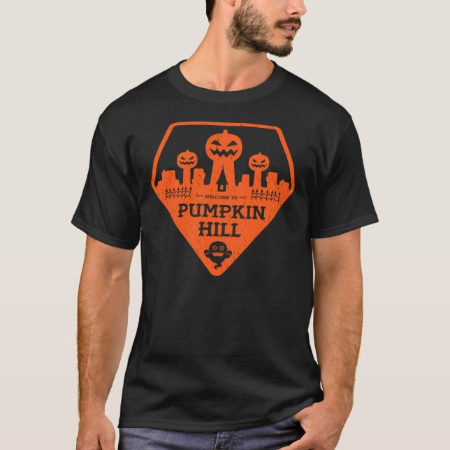 Bem-vindo ao Camisa Essencial de Pumpkin Hill (Frente)