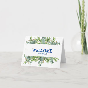 Bem-Vindo Ao Cartão De Equipe