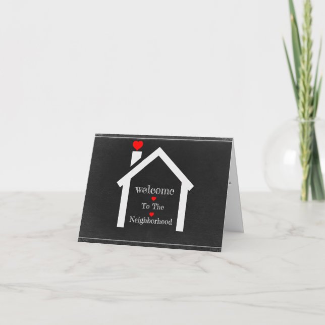 Bem-vindo ao Cartão de Saudação de Vizinhança (Frente)