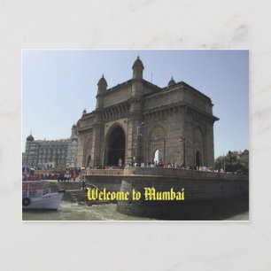 Bem-vindo ao cartão postal de Mumbai