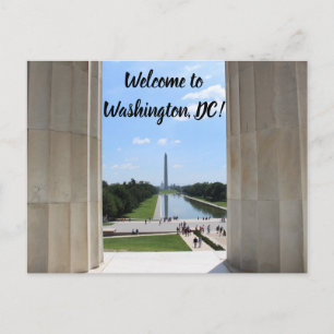 Bem-vindo ao cartão postal de Washington DC