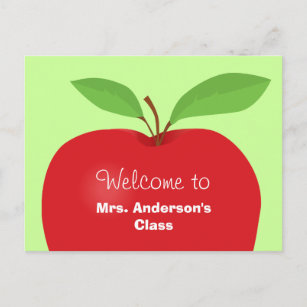 Bem-vindo ao cartão postal do professor