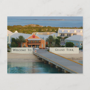 Bem-Vindo Ao Cartão Postal Grand Turk
