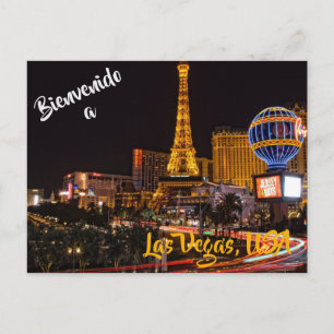 Bem-vindo ao cartão postal Las Vegas USA