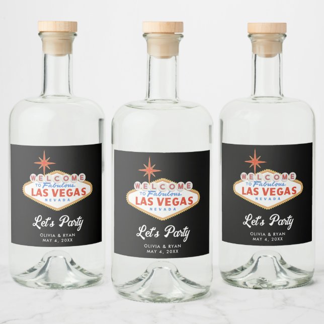 Bem-vindo ao Casamento de Las Vegas (Garrafas)