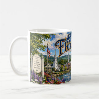 Bem-vindo ao Fryeburg Maine Caneca de Café