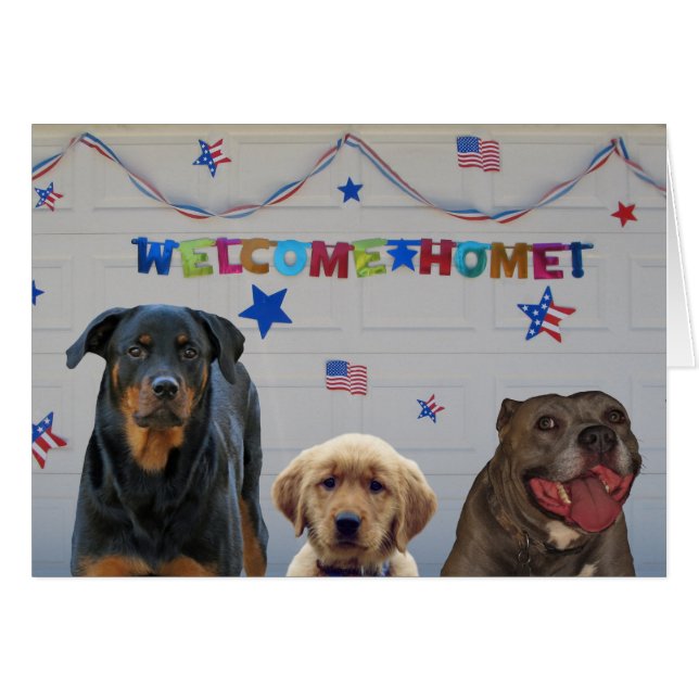 Bem-vindo ao lar do cartão gang (Frente Horizontal)