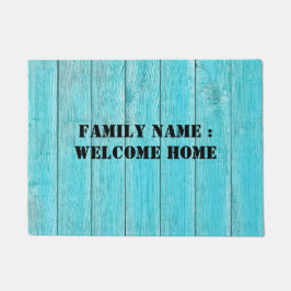 Bem-vindo ao lar fora do tapete de porta frontal