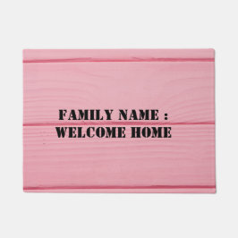 Bem-vindo ao lar fora do tapete de porta frontal