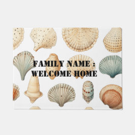 Bem-vindo ao lar fora do tapete de porta frontal