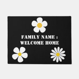 Bem-vindo ao lar fora do tapete de porta frontal