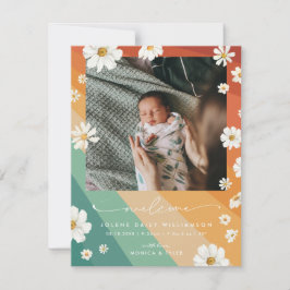 Bem-vindo ao Mundo | | Boho Retro Nascido