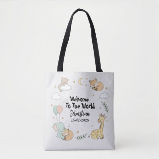Bem-vindo ao Mundo Sebastian Tote Personalizado 