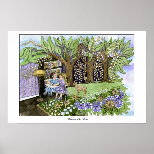 Bem-vindo ao nosso Impressão do Mundo (Frente)