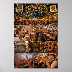 Bem-vindo ao Poster da Noite do Oktoberfest de Mun
